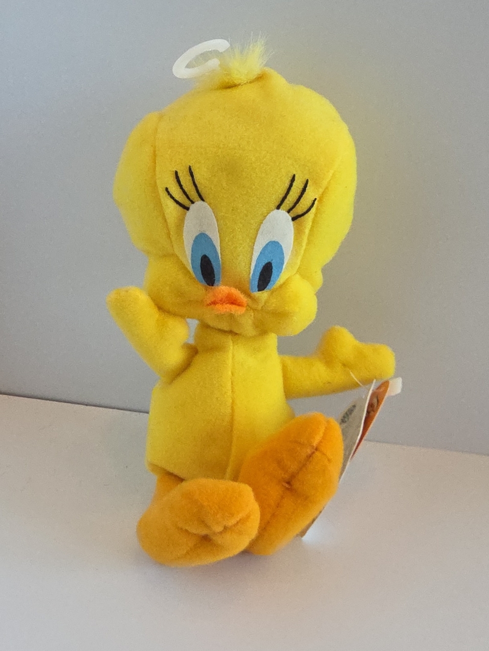 Vintage 1990's Applause Looney Tunes Tweety Bird 7" Bean Bag Plush